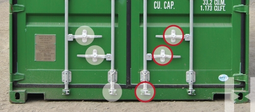 Container Door Seal Locations